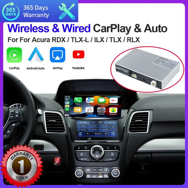 Новый автомобильный беспроводной CarPlay для Acura RDX TLX-L ILX RLX TLX 2013-2018 с зеркальной связью AirPlay Android Auto Functions Radio Player