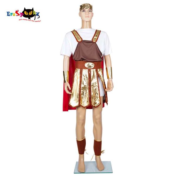Cosplay Soldat Cosplay Männer Römischer Krieger Kostüm Centurion Gladiator Trojan Kostüm Outfit für Party Karneval Urlaub Halloweencosplay