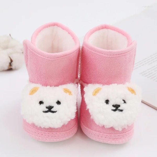 Gli stivali mantengono i piedi del tuo bambino caldi e accoglienti nella neve carina Con suola morbida e suole antiscivolo per bambini da 0 a 18 mesi