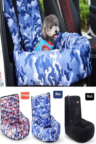 2 em 1 Pet Dog Carrier Almofada de assento de carro com cinto de segurança Gato Filhote de Cachorro Saco Seguro Carry House Dog Seat Bag Basket Pet Car Travel Product248d1617669