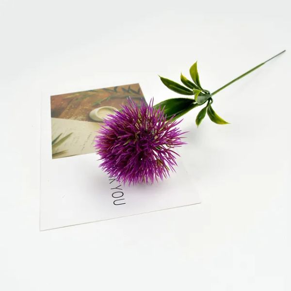 Neue Löwenzahn-Kunstblumen mit einem Stiel, künstliche Löwenzahn-Blumen aus Kunststoff, Hochzeitsdekorationen, Länge ca. 25 cm, Tischdekoration