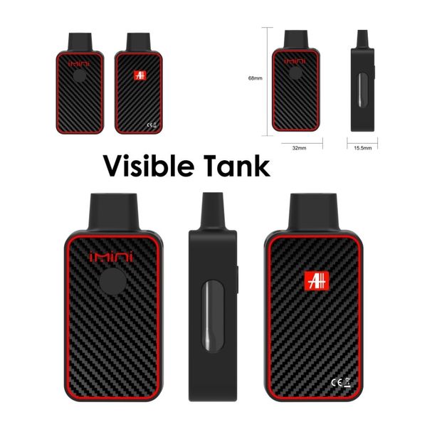 Yeni Moda 4ml 5ml D8 D9 HHC Kalın Yağ Boş Tek Kullanılabilir Seramik Bobin Mod POD Ön ısıtma Fonksiyonu Buharlaştırıcı Boş Vape Kalem Kiti Defolable Cihaz Görünür Vape Pod Tank