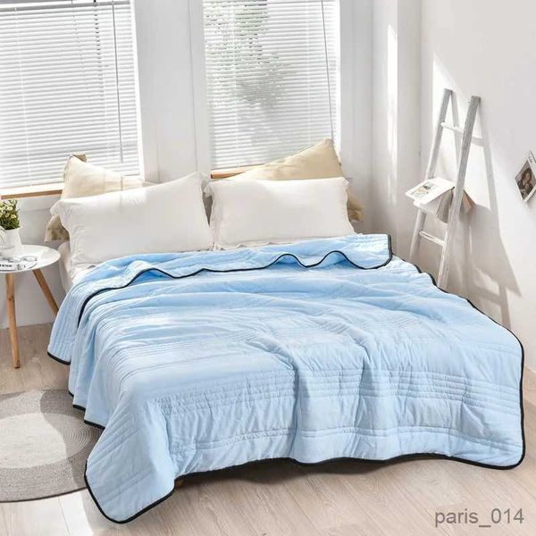 Cobertores cobertor verão refrigeração ar condicionado consolador colcha para cama cobertores para travessas adultos crianças casa cama de casal