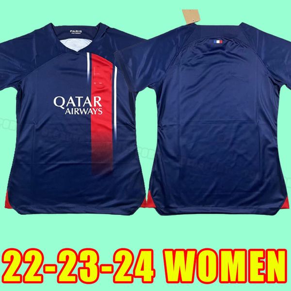 Mbappe hakimi camisas de futebol messis 23 24 maillots de futebol 2023 2024 marquinhos verratti psgs camisa masculina uniforme fabian sanches feminino meninas