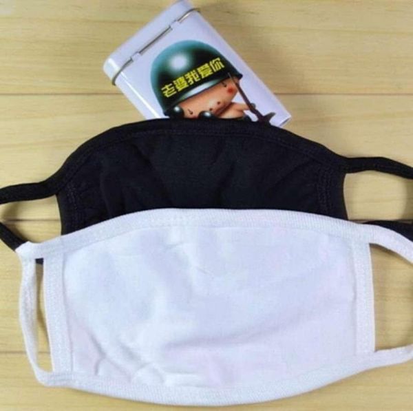 Low Cycling Wearing AntiDust Cotton Mouth Face Mask PM 25 Mask Unisex Man Woman Black White Fashion 4818611