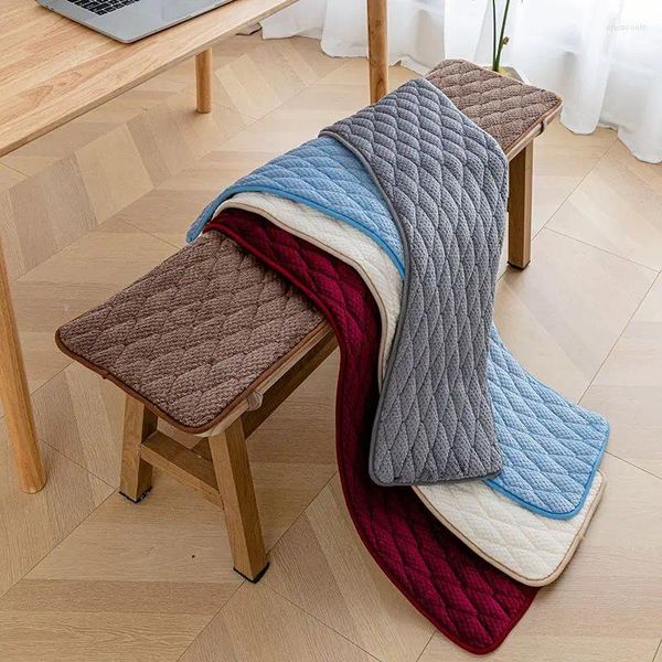 Travesseiro Preservação do Calor do Inverno Antiderrapante Espessado Abacaxi Velvet Strip Pad Solid Wood Sofá Cartão Decoração de Casa Vários Tamanhos