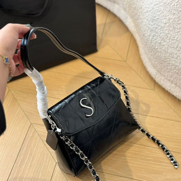 Дизайнерская сумка-цепочка KATE NIKI, женская сумка-тоут, винтажная кожаная сумка через плечо, сумка-мессенджер с регулируемым ремешком
