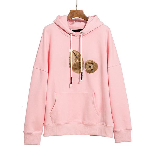 Palm Designer Hoodie Mens Palmangel Capuzes rosa ângulo Urso Graphic Tee Street Alfabeto Sorto Sobes Splash Women Women Trend Plus 10