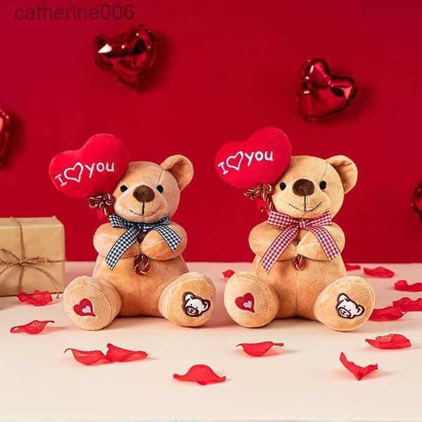Andere Spielzeuge Cartoon Teddybär mit Herz Plüschtiere Kuscheltiere Kinderspielzeug Beruhigende Spielzeuge Valentinstag Weihnachten GeburtstagsgeschenkeL231024