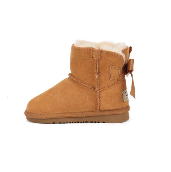 Stivali per bambini Pantofole per bambini Tasman Australia Scarponi da neve per bambini Inverno Bambino Classico Ultra Mini Stivaletti per ragazzi Bambino Pelliccia per bambini per ragazze Bambino con fiocchi 89