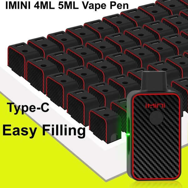 Çin Toptan 4ml 5ml D8 D9 HHC Kalın Yağ Vape Kalemi Ön Isıtma Tek Kullanımlık Seramik Bobin Mod Pod Boş Dolunabilir Sepet Boş Vape Kalem Ücretsiz Nakliye