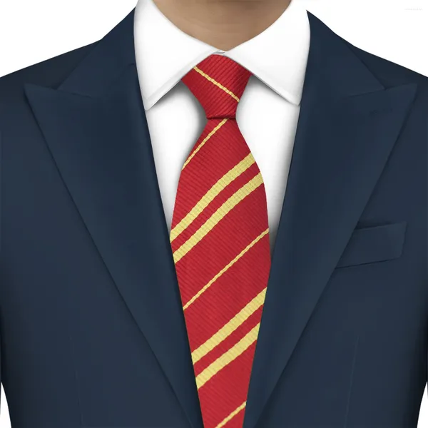 Fliegen LYL 6CM Italienische Seidenkrawatte Roter Streifendruck Business-Ausschnitt Anzugzubehör Elegante Herrenkrawatte Gentleman