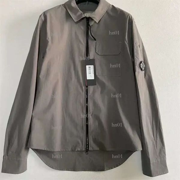 Cp c0mpany marca de náilon masculino topstoney jaquetas clássico de alta qualidade 2 emblema bordado estilo casual solto jaqueta masculina 496
