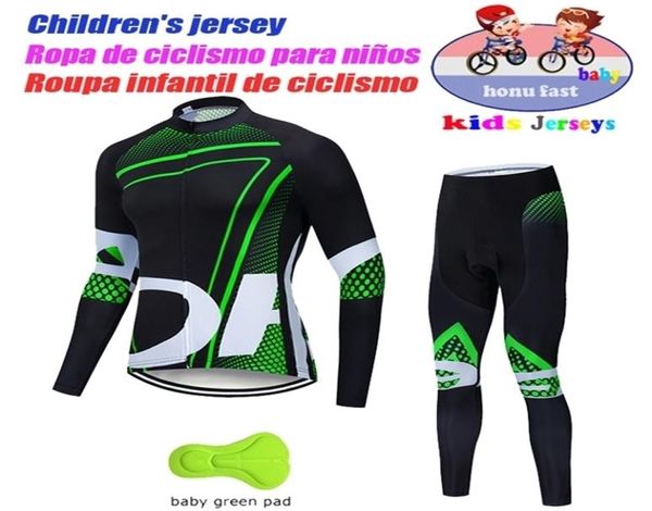 Hohe Qualität Kinder Radfahren Kleidung Sommer Kinder Jersey Set Radfahren Langarm Kleidung Anzug MTB Kinder039s Radfahren Tragen 2021 225515233