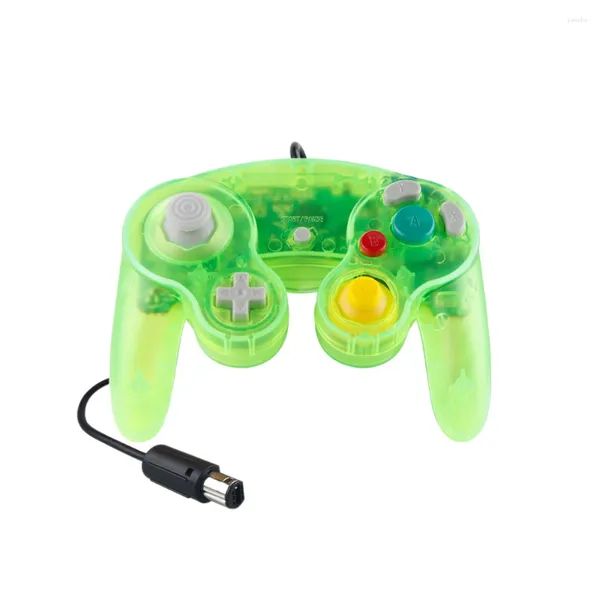 Controladores de jogo NGC Controller Gamepads Joystick para Gamecube Transparent Shell