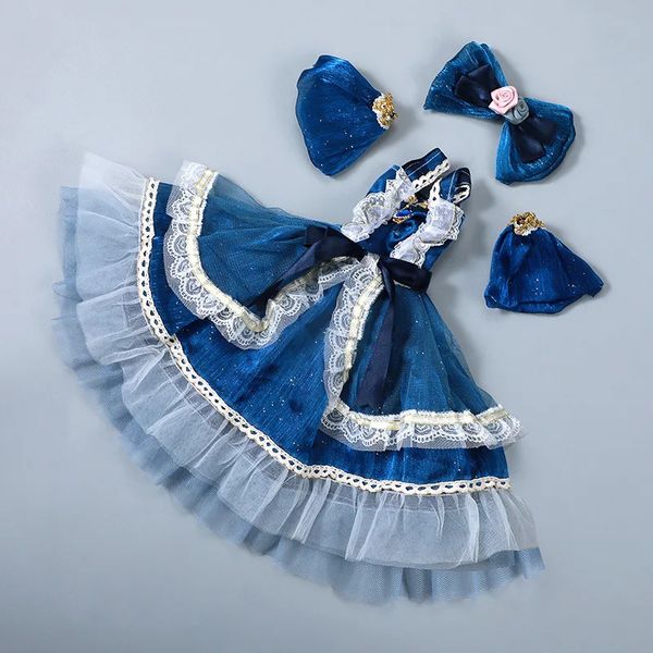 Bebekler 60cm bebek kıyafetleri 13 bjd değişim giydirme takım elbise kız prenses elbise ayakkabıları moda gündelik etek oyuncak hediye 231024
