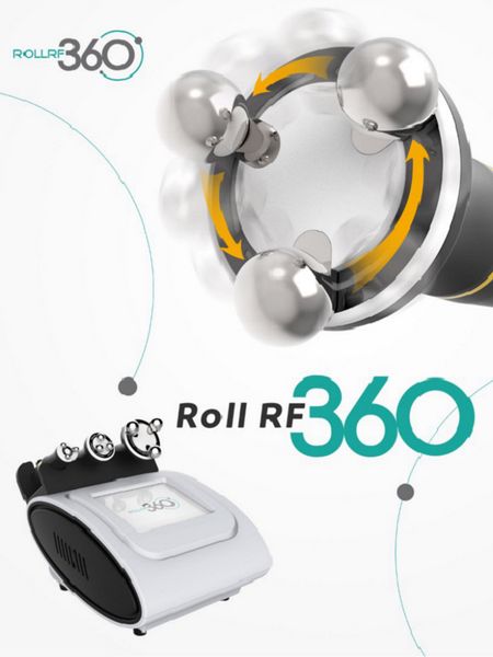 360 Roller Massage RF Equipamento de beleza LED Light RF Levantamento facial Resurfacing de radiofrequência Perda de gordura Contorno corporal Máquina de remoção de celulite Aprovação CE