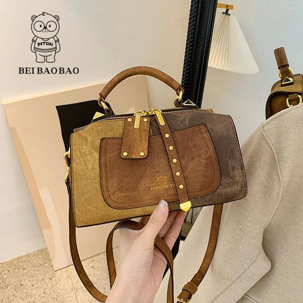 Abendtaschen Bei Baobao Kissentasche Damen 2024 Boston One Shoulder Crossbody Vielseitiger Handheld-Stil Pendler