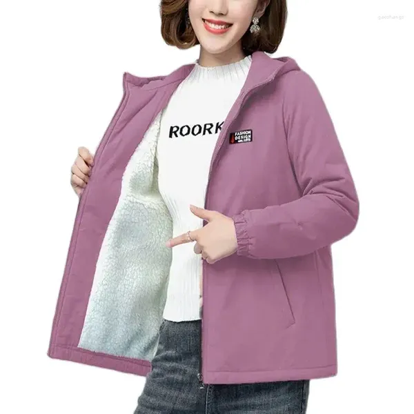 Kadın Trençkotları Pulk Parka Kış 2023 Sıcak pamuklu ceketli koru Kadınlar orta uzunluğunda gevşek kaput All-Match Hafif Yumuşak Kadın Dış Giyim