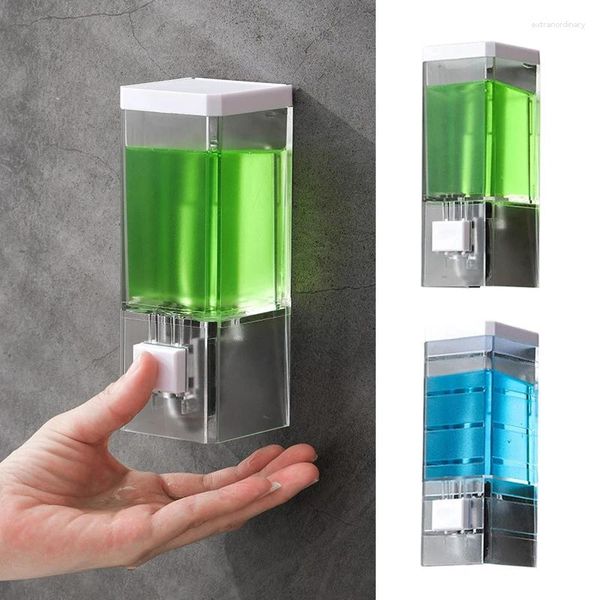 Set di accessori per il bagno Dispenser per shampoo da bagno Bottiglia di sapone Dispenser di liquidi a parete Macchina per la pulizia della schiuma Accessori per la casa