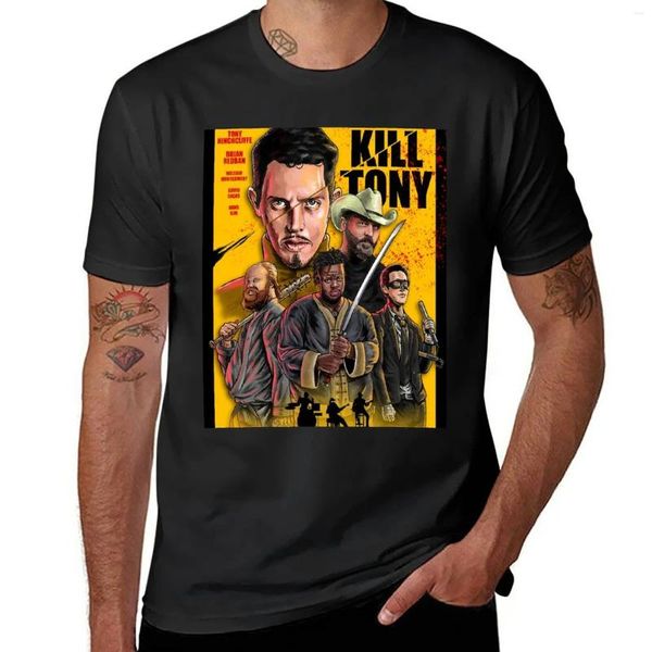 Polos masculinos Kill Tony Movie Camiseta Edição de grandes dimensões Camiseta Tops Camisetas para homens de algodão