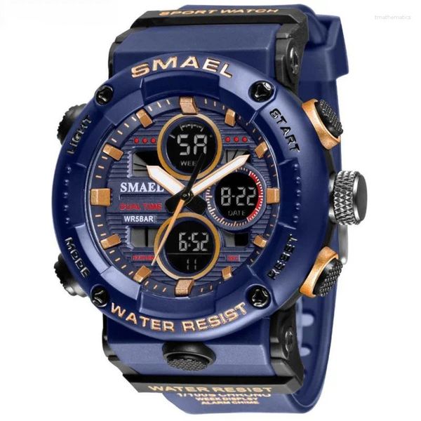 Orologi da polso Orologio sportivo da uomo Orologi al quarzo digitali a LED impermeabili Cronometro Orologio con quadrante grande Relogio Masculino maschile