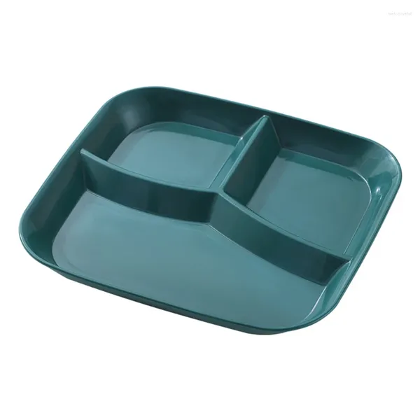 Set di stoviglie Mini scomparto Piatto per la riduzione del grasso Posate da campeggio per bambini Ramekins in ceramica Fornitura da cucina in plastica