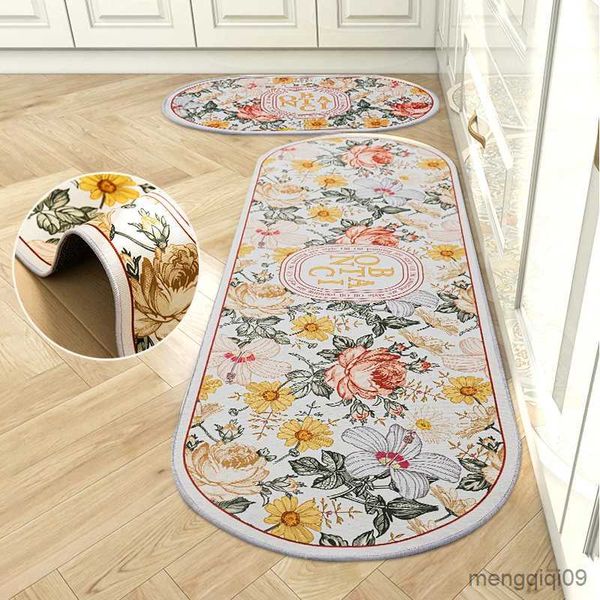 Tappeto Tappeto da cucina Tappetino Assorbi olio da cucina Tappeto lungo Camera da letto Tappeto Bagno Ingresso Zerbino Decorazioni per la casa Alfombra R231024