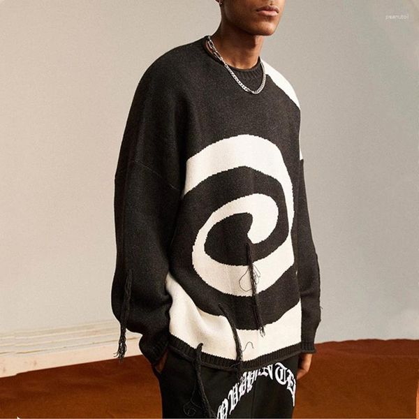 Suéter masculino outono oversize contraste suéter de malha unissex raglan pulôver streetwear