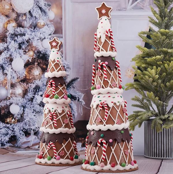 Decorazioni natalizie Decorazione per albero di caramelle Regalo Argilla morbida Fiaba Fantasia Ornamenti per il desktop Natale Mini 231023