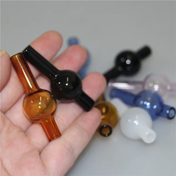 OD 20mm Vidro Girando Carb Cap Fumar Universal Colorido Bubble Dome Para Quartz Banger Oil Dab Rigs Unhas Tubo de Água