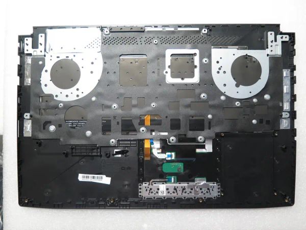 Laptop palmrestkeyboard para asus GL703GS-1A nova capa preta com retroiluminação rgb com touchpad gr alemão 90nr00e1-r31gr1 v170146bk1