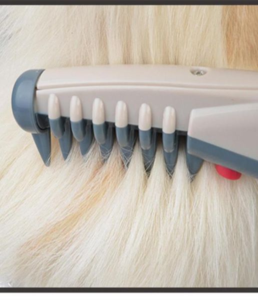 Pettine elettrico per toelettatura cani e gatti Pettine per cani Toelettatura per animali domestici Strumenti per tagli a forbice Trimmer per capelli per gatti Bellezza per animali domestici Cane 2489594