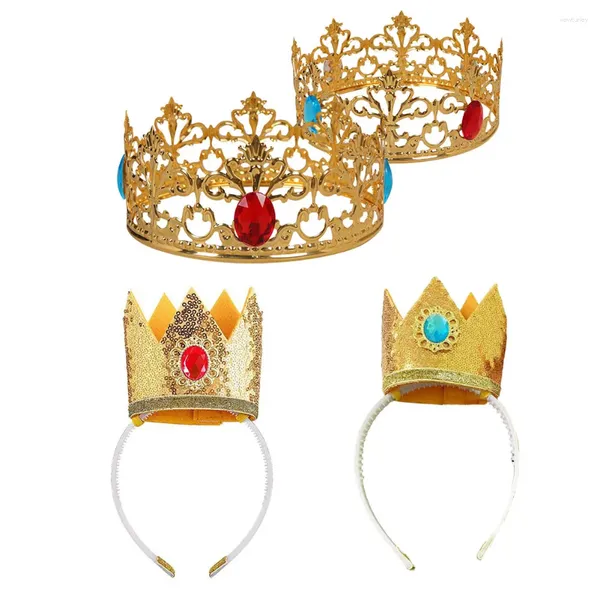 Праздничные принадлежности, принцесса Cos, персик, повязка на голову с короной для косплея, для взрослых, женщин и девочек, Хэллоуин, карнавал, реквизит, головные уборы, аксессуары для костюмов