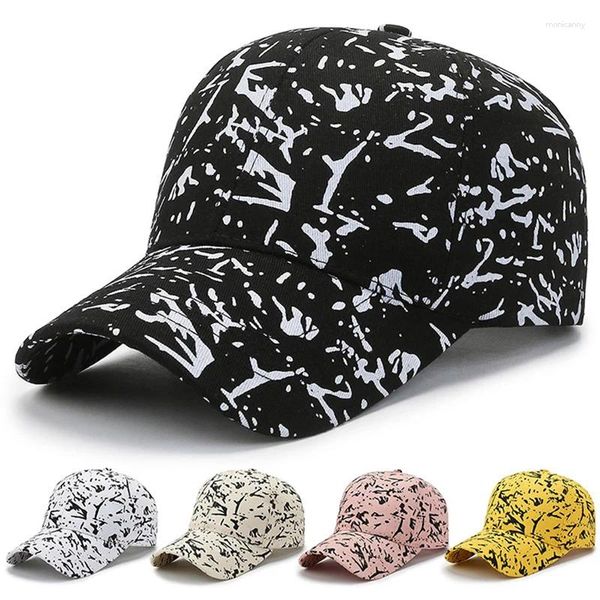 Ballkappen Graffiti Männer Frauen Baseballmütze Marke Mode Sommer Sonne Snapback Hip Hop Outdoor Sport Unisex Trucker Papa Hut Gorras EP0359