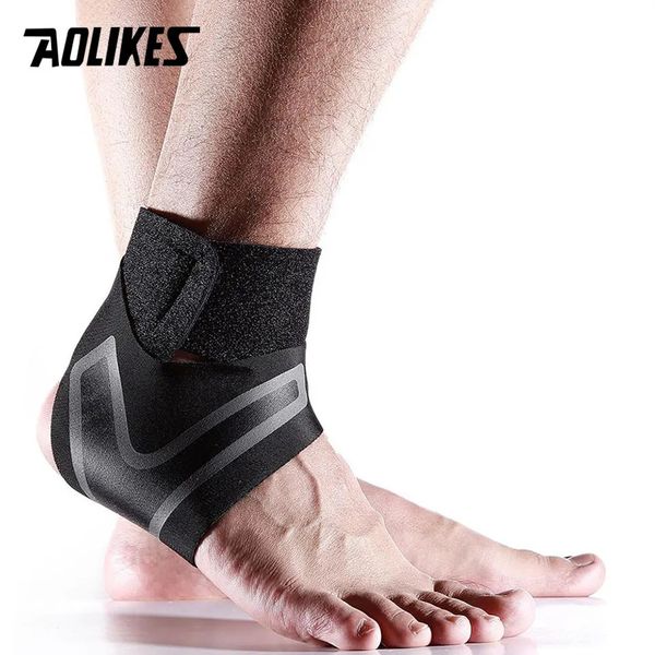 Suporte para tornozelo AOLIKES Suporte para tornozelo Cinta Elasticidade Ajuste Livre Proteção Bandagem para pés Prevenção de entorse Esporte Fitness Guard Band 231024