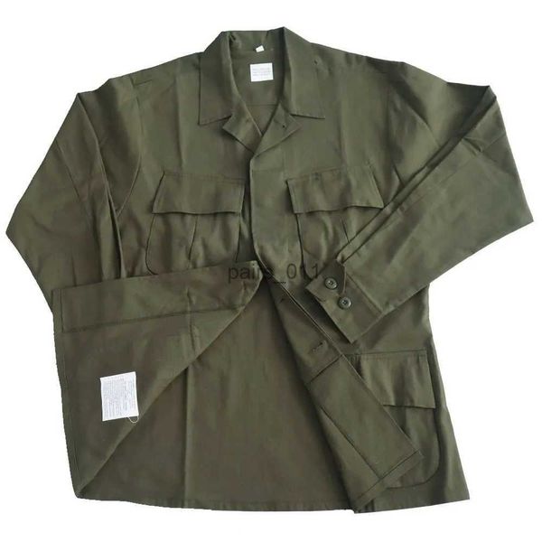 Jaquetas masculinas TCU Jaqueta Militar Uniforme Americano Tático 3 Gerações Guerra do Vietnã Retro WW2 Exército dos EUA Casaco Exterior Exército Verde YQ231025