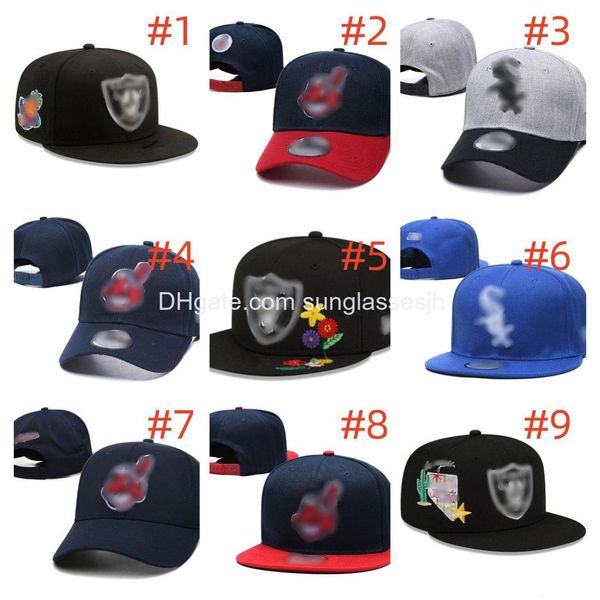 Unisex All S Basketball Snapback Baseball Snapbacks Unisex Designer Hat Hate Football Hats Hip Hop Sports Outdoor Регулируемый папа Sun Ha