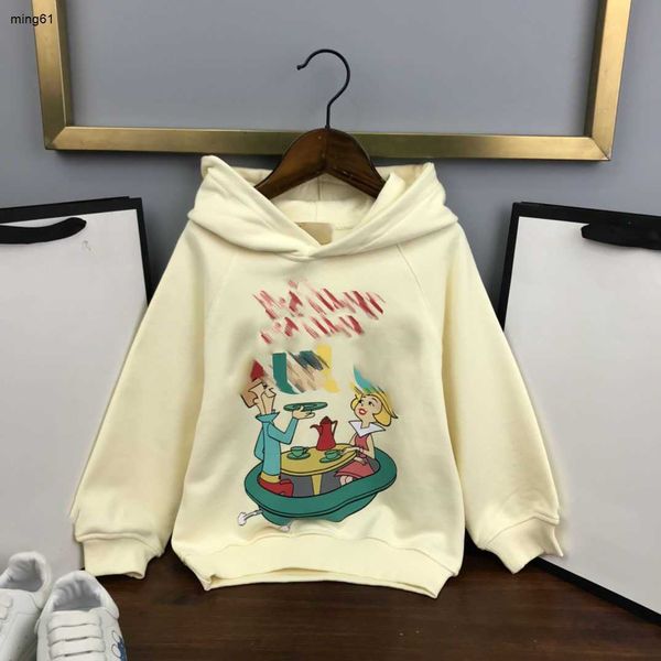 Marke Langarm-Hoodie für Babys Hautfreundlicher Kinderpullover Größe 100-160 Kinderpullover mit Cartoon-Musterdruck 25. Okt