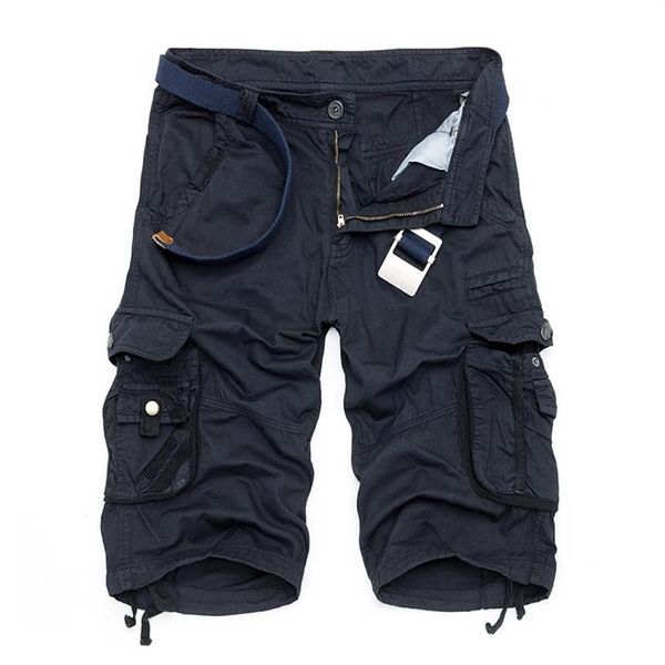 Pantaloncini mimetici multitasche da uomo in cotone estivo intero-quinto nuovo moda casual 29-40 senza271R