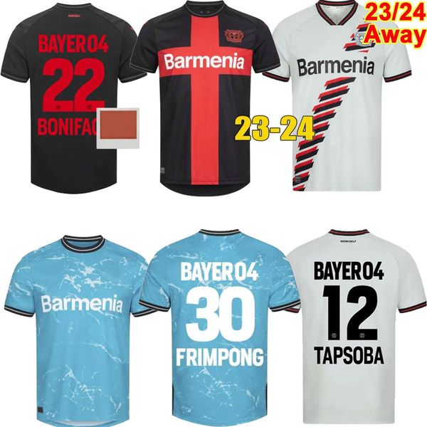 2023 2024 Bayer 04 Home Leverkusen Maglie da calcio DEMIRBAY Wirtz BAKKER BAILEY Maglia da calcio CH Aranguiz Paulo Schick Camisetas 668