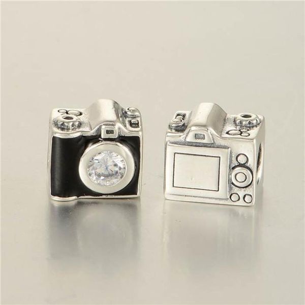 Ciondoli per gioielli per fotocamera originali S925 in argento sterling adatti per braccialetti in stile europeo LW590H7217F