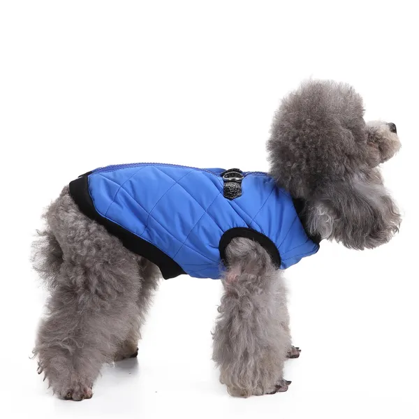 Inverno novo à prova de vento, impermeável e quente roupas para cães casacos jaquetas outerwears