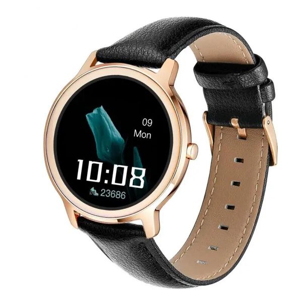 R18 Smart Watch Frequenza cardiaca Pressione sanguigna Rilevamento del sonno impermeabile Pedometro per esercizi Bracciale Orologio da polso da donna