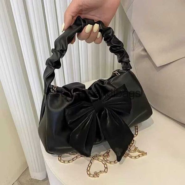 Borse a tracolla Borse Bowknot Borsa da donna Moda Borsa in pelle PU Borsa a tracolla carina Portafoglio in tessuto morbido da ragazzastylisheendibags