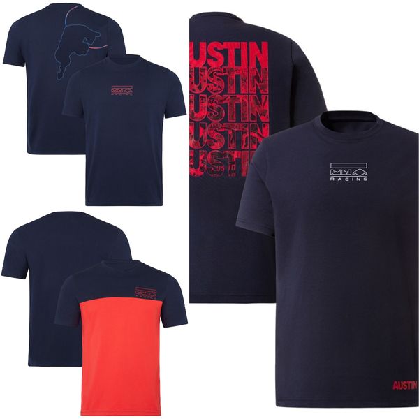 2023 F1 Racing T-shirt speciale T-shirt da pilota di Formula 1 Nuova stagione Race Team Car Fans T-shirt a maniche corte Maglia sportiva all'aria aperta