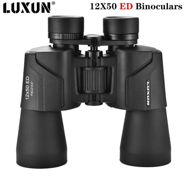 Binocolo telescopico LUXUN 12x50 ED Binocolo Telescopio Binocolo potente e a lunga distanza Visione notturna Cannocchiale da viaggio Caccia Attrezzatura da campeggio 231024