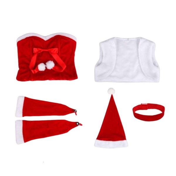 Costume di Natale Cosplay Costume da donna di design Costume cosplay Mantello rosso Natale Abbigliamento a tema per donna Anno nuovo Abito con gonna Cos Coniglio Ragazza Abito da cameriera