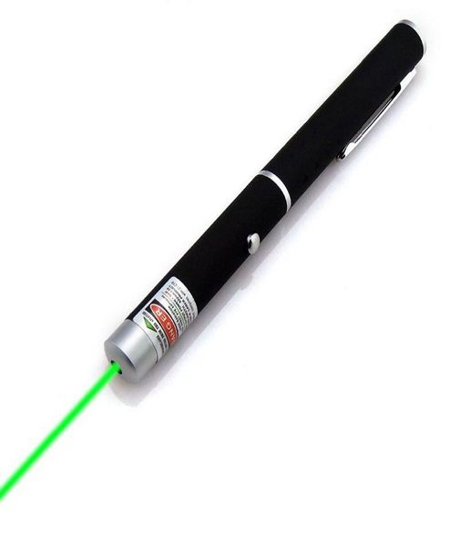 Penna puntatori laser con raggio di luce verde da 5 mW 532 nm per montaggio SOS Caccia notturna Insegnamento Riunione PPT Regalo di Natale9429656