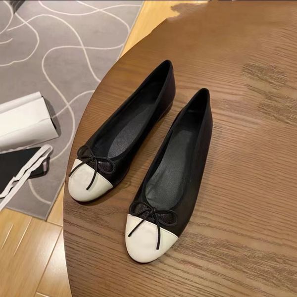 Kanallar Kadın Slingbacks Sandal Bale Daireler Ayakkabılar Espadriller Balerin Sandaletler Partisi Gelinlik Ayakkabıları Tıknaz Yüksek Topuklu Terlik Pompaları Loafers